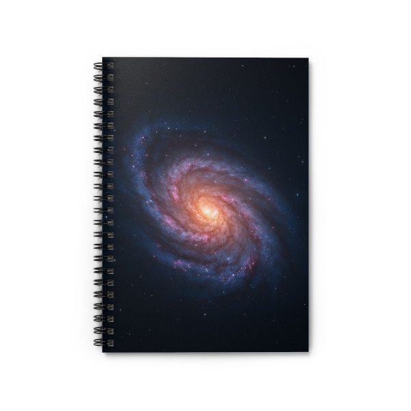 Luminous Galactic Halo - Spiral Notebook - Ruled Line Luminous Galactic Halo - Spiral Notebook - Ruled Line