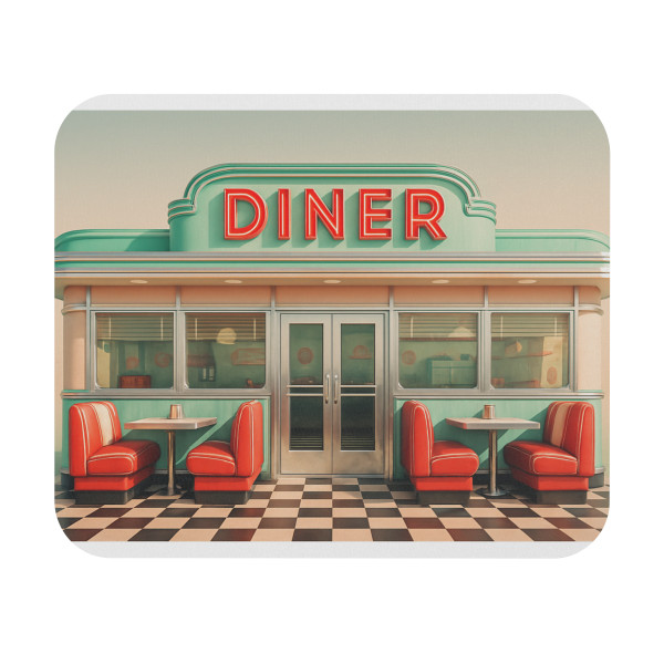 Retro Diner - Mouse Pad (Rectangle)