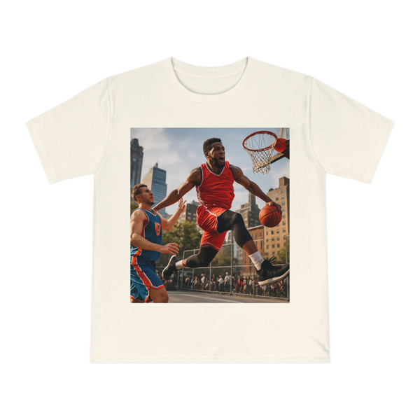 Unleash the Fury: Basketball Slam Dunk - Unisex Classic Jersey T-shirt