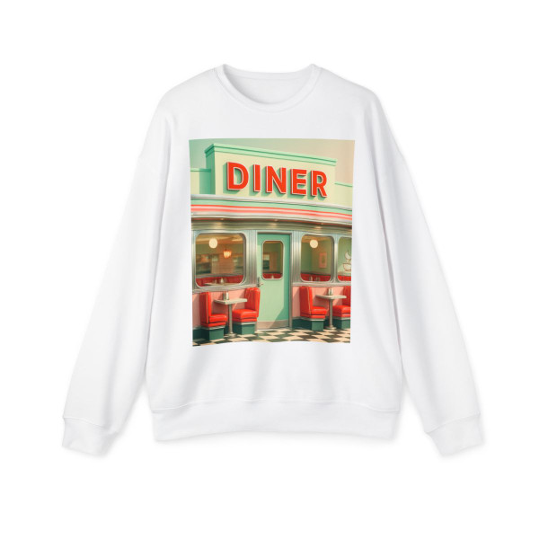 Retro Diner - Unisex Drop Shoulder Sweatshirt