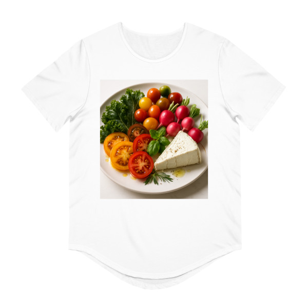 Gourmet Delight - Men's Jersey Curved Hem Tee