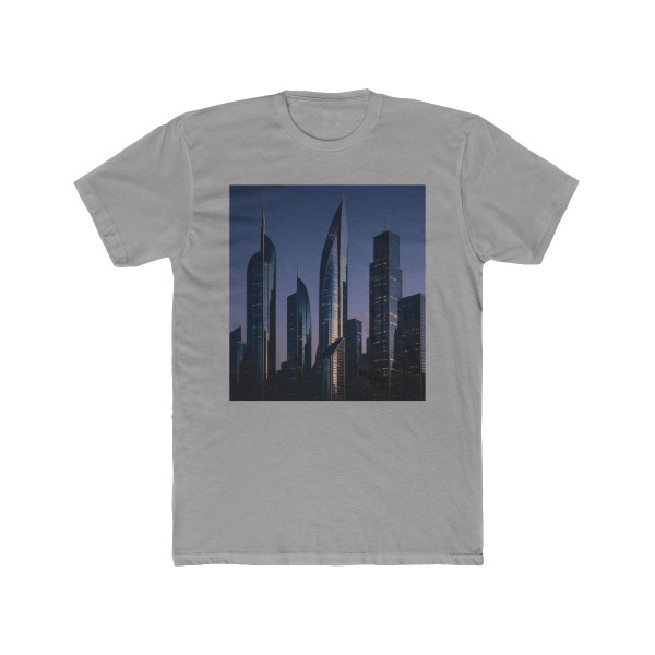 Steel and Glass Symphony - Unisex Cotton Crew Tee