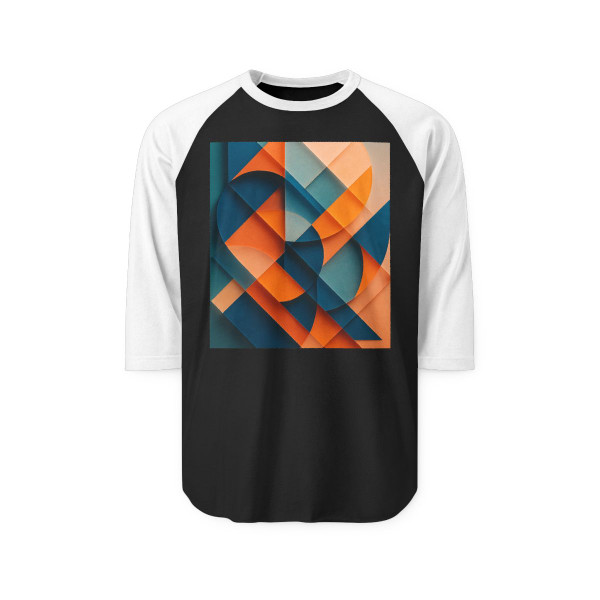 Dynamic Equilibrium - Unisex Three-Quarter Sleeve Raglan Shirt