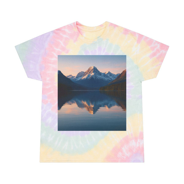Mountain Serenity - Tie-Dye Tee, Spiral