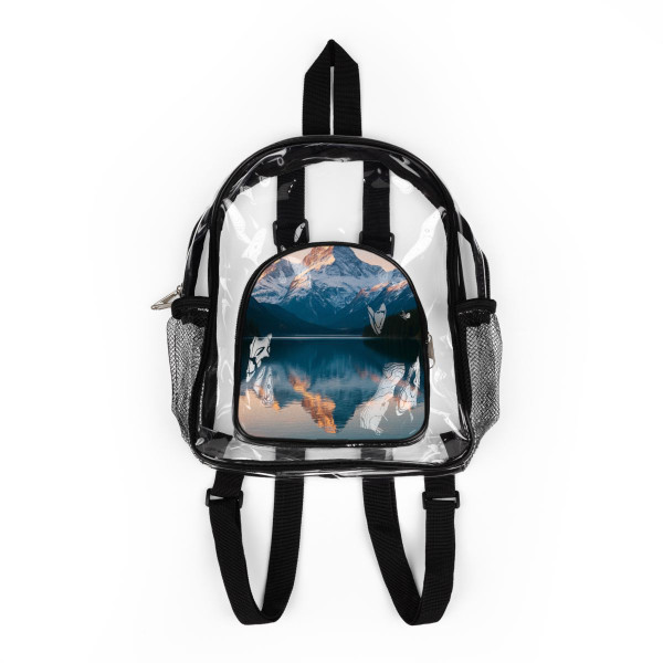 Mountain Serenity - Clear Stadium Backpack