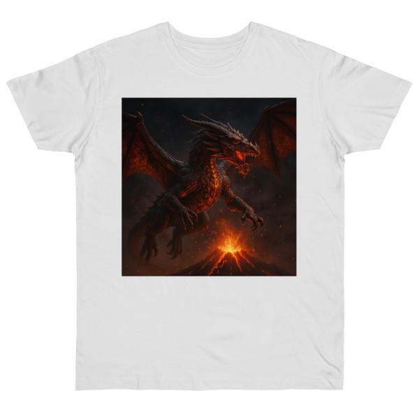 Celestial Ember Sentinel - Single Jersey T-shirt