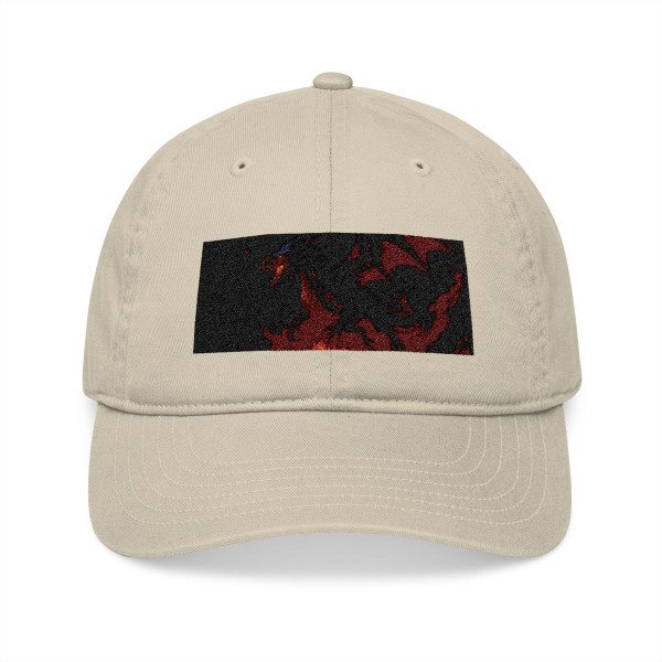 Celestial Ember Sentinel - Organic Baseball Cap (Embroidery)