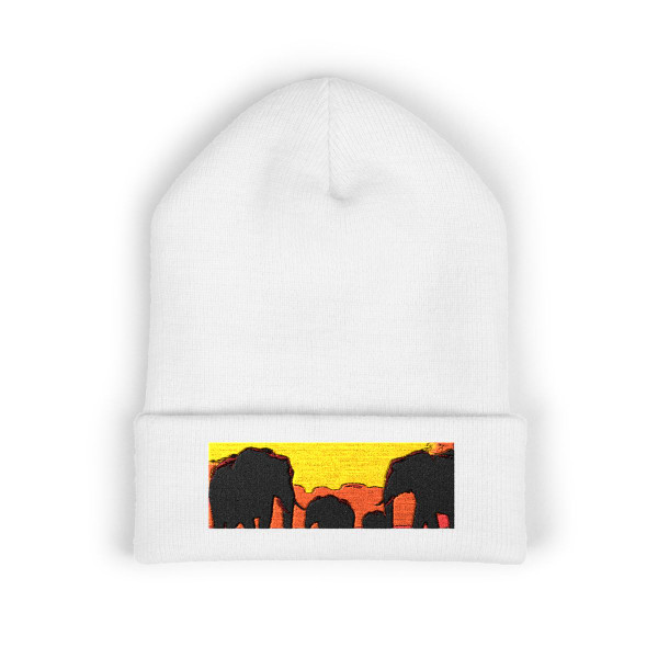 Gentle Giants in Twilight - Classic Cuffed Beanie (Embroidery)