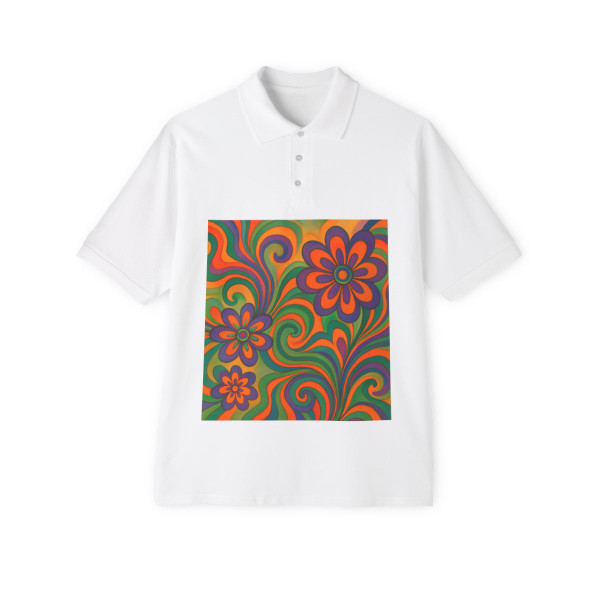 Psychedelic Dreams - Men's Piqué Polo