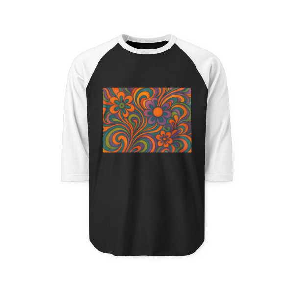 Psychedelic Dreams - Unisex Three-Quarter Sleeve Raglan Shirt