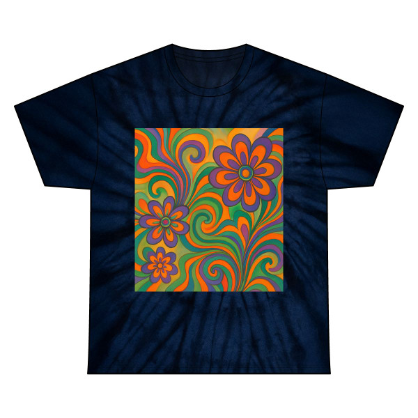 Psychedelic Dreams - Unisex Tie Dye Cotton Tee Psychedelic Dreams - Unisex Tie Dye Cotton Tee