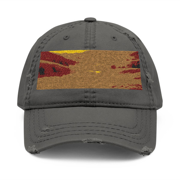 Golden Valley - Distressed Dad Hat (Embroidery)