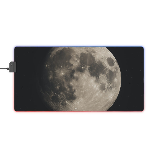 Celestial Chiaroscuro - LED Gaming Mouse Pad