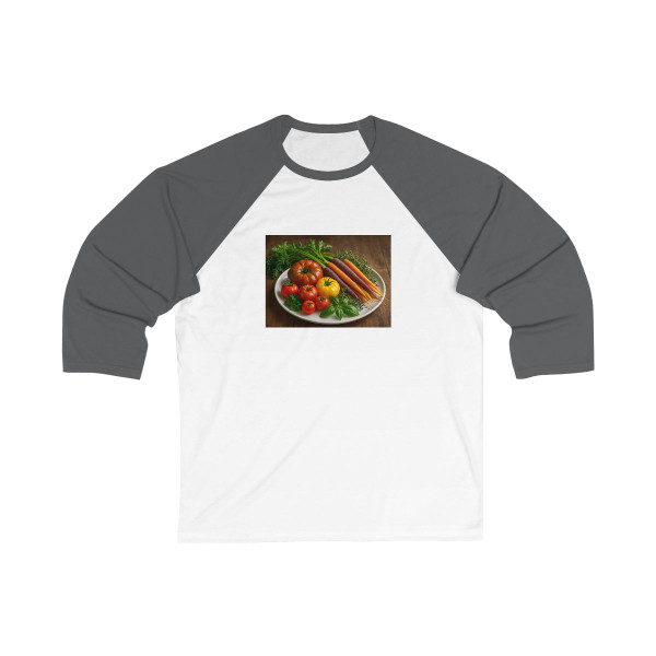 Gastronomic Garden - Unisex 3\4 Sleeve Baseball Tee