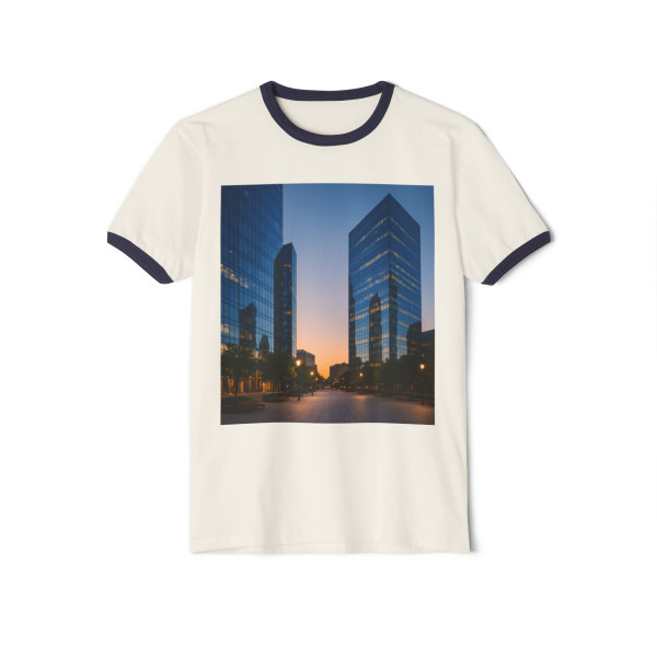 Urban Symmetry - Unisex Cotton Ringer T-Shirt