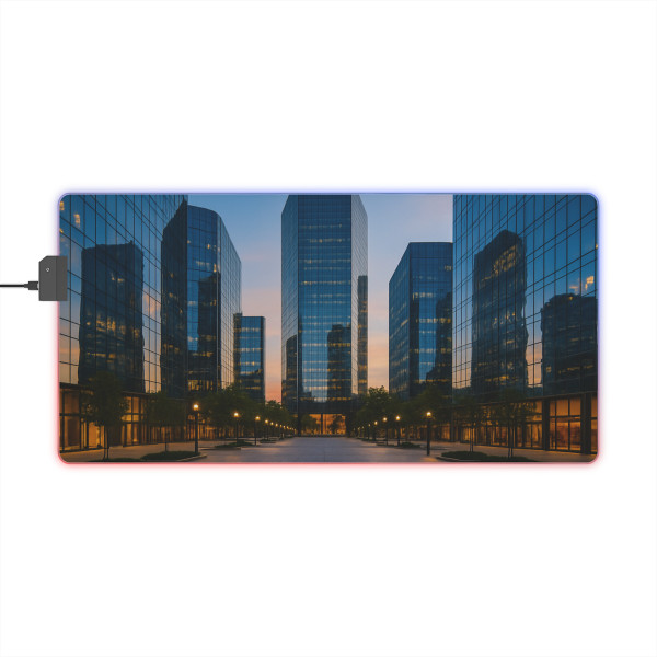 Urban Symmetry - LED Gaming Mouse Pad