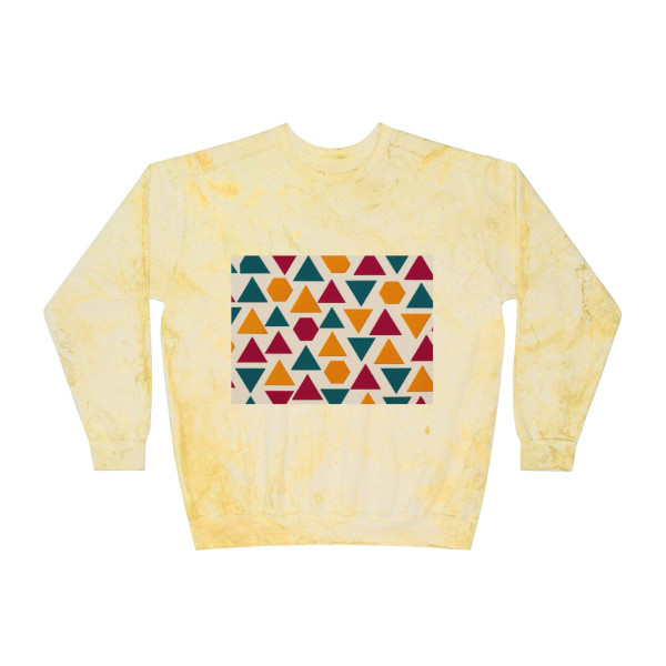 Prismatic Convergence - Unisex Color Blast Crewneck Sweatshirt Prismatic Convergence - Unisex Color Blast Crewneck Sweatshirt