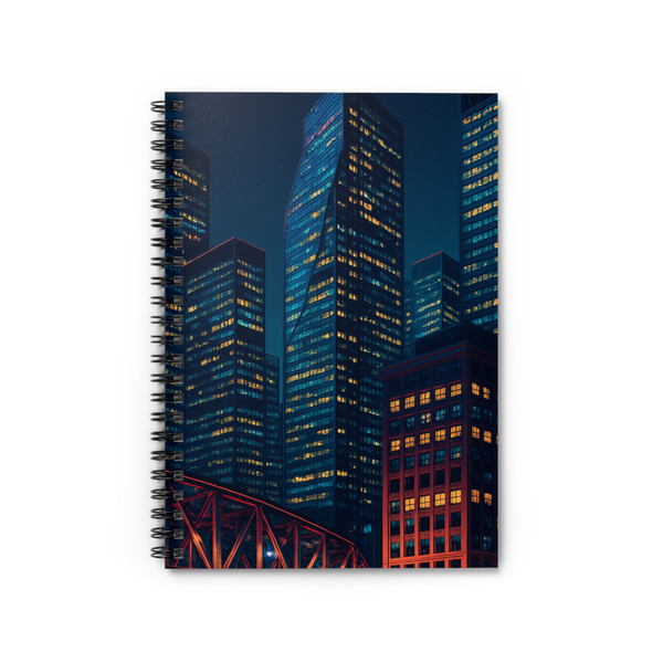 Metropolitan Veins - Spiral Notebook - Ruled Line