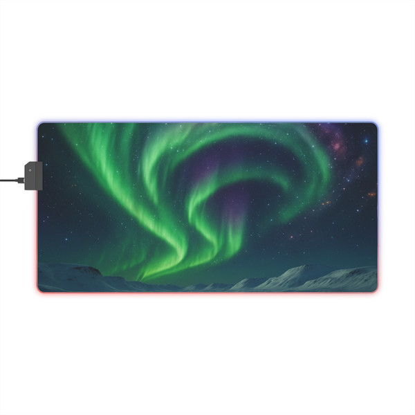 Celestial Aurora - LED Gaming Mouse Pad