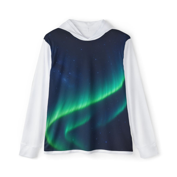 Cosmic Aurora Dream - Men's Sports Warmup Hoodie (AOP)