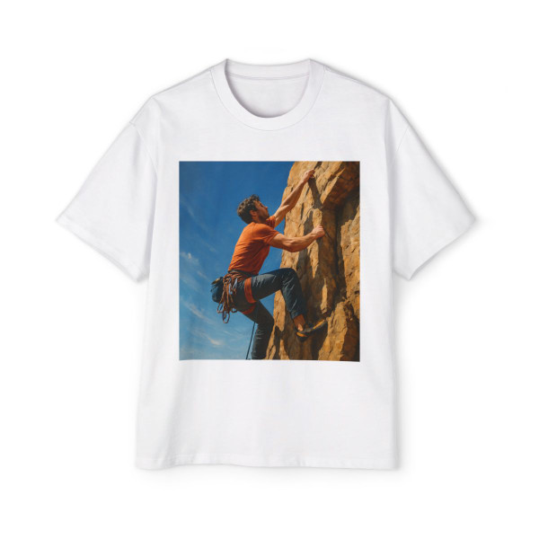 Mountain Climb Ascent - Men's Heavy Oversized Tee