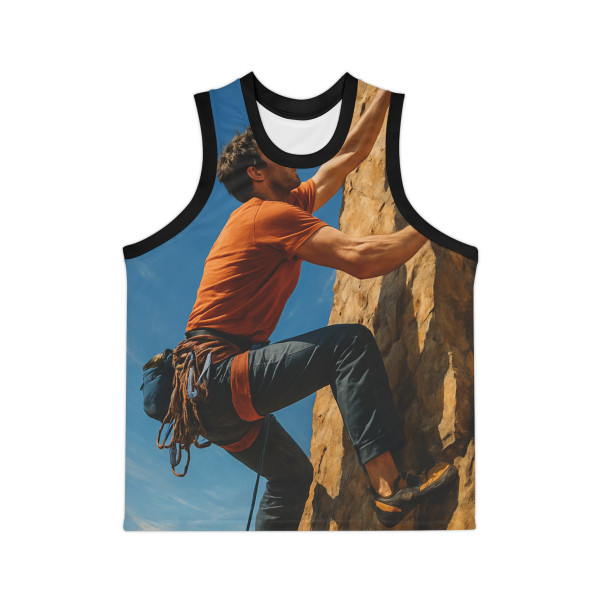 Mountain Climb Ascent - Unisex Basketball Jersey (AOP) Mountain Climb Ascent - Unisex Basketball Jersey (AOP)