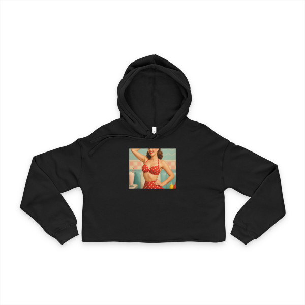 Pin-Up Paradise - Women's Cropped Hoodie
