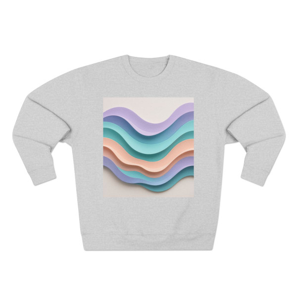 Liquid Wave Flow - Unisex Crewneck Sweatshirt Liquid Wave Flow - Unisex Crewneck Sweatshirt