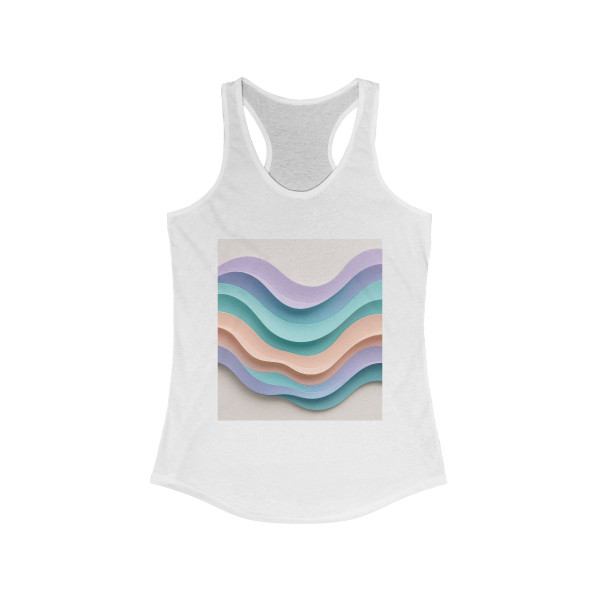 Liquid Wave Flow - Women's Ideal Racerback Tank Liquid Wave Flow - Women's Ideal Racerback Tank