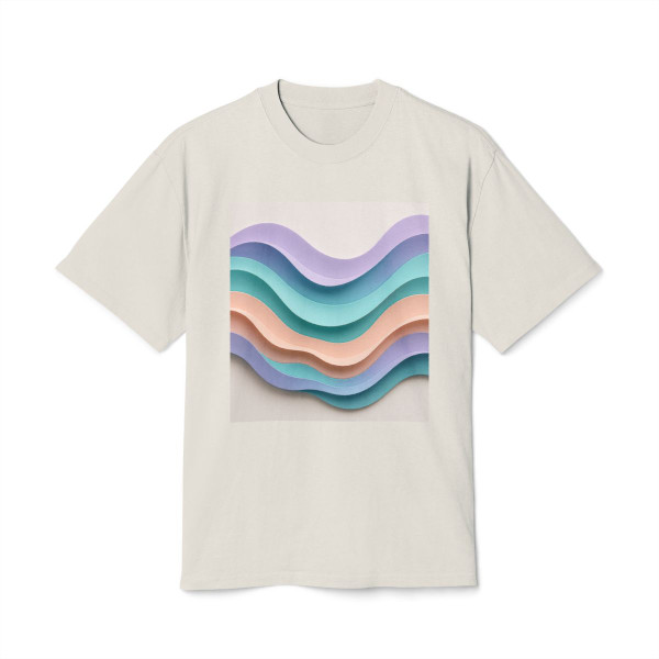 Liquid Wave Flow - Unisex Heavy Faded Tee Liquid Wave Flow - Unisex Heavy Faded Tee