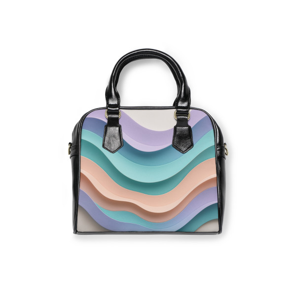 Liquid Wave Flow - Shoulder Handbag