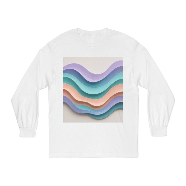 Liquid Wave Flow - Unisex Classic Long Sleeve T-Shirt Liquid Wave Flow - Unisex Classic Long Sleeve T-Shirt
