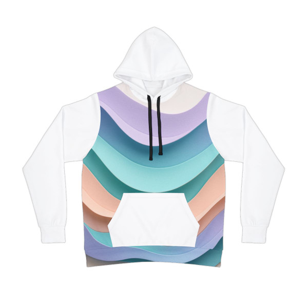 Liquid Wave Flow - Athletic Hoodie (AOP) Liquid Wave Flow - Athletic Hoodie (AOP)