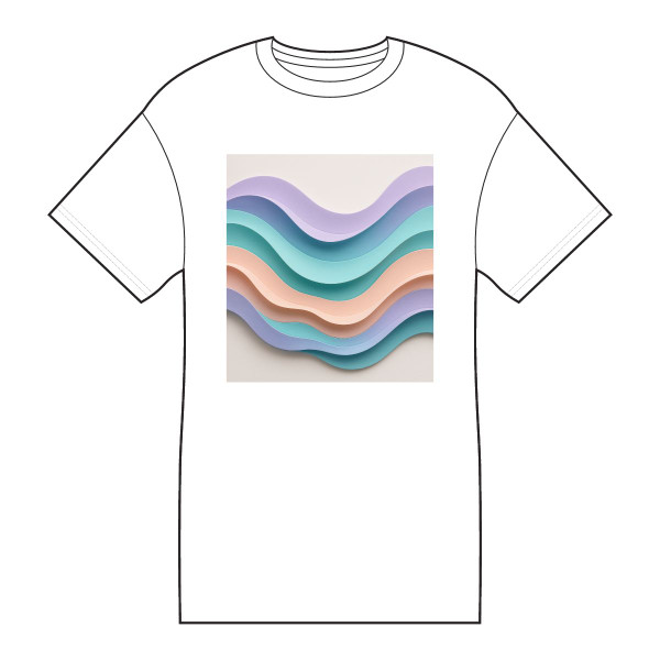 Liquid Wave Flow - Core Cotton Tee