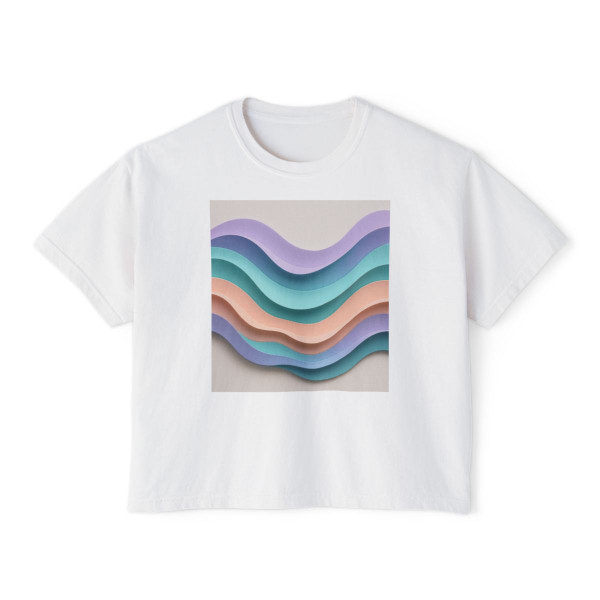 Liquid Wave Flow - Women's Boxy Tee