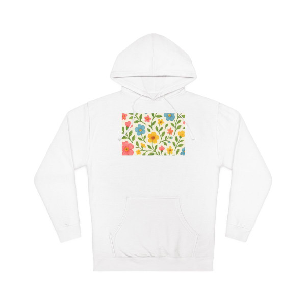 Whimsical Floral Waltz - Unisex Hooded Sweatshirt