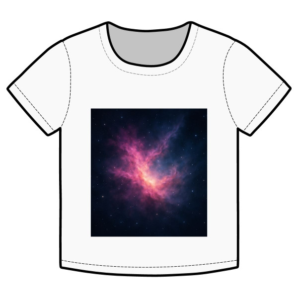 Ethereal Nebula Dance - Organic Rib Baby Tee