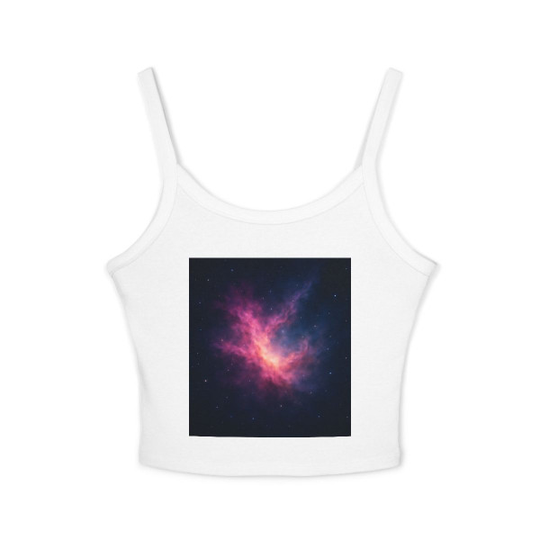 Ethereal Nebula Dance - Women's Spaghetti Strap Tank Top