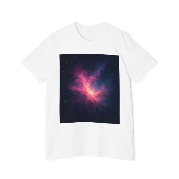 Ethereal Nebula Dance - USA-Made Unisex Short-Sleeve Jersey T-Shirt