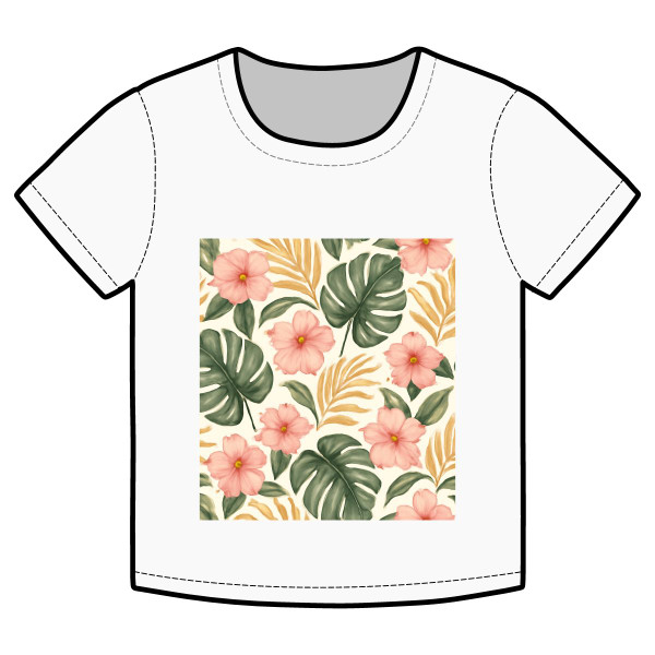 Botanical Bliss Escape - Organic Rib Baby Tee