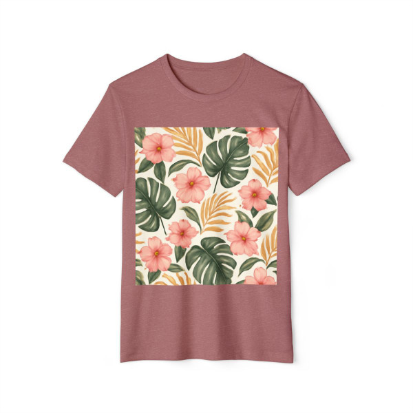 Botanical Bliss Escape - Unisex Recycled Organic T-Shirt