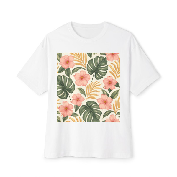 Botanical Bliss Escape - Unisex Oversized Boxy Tee
