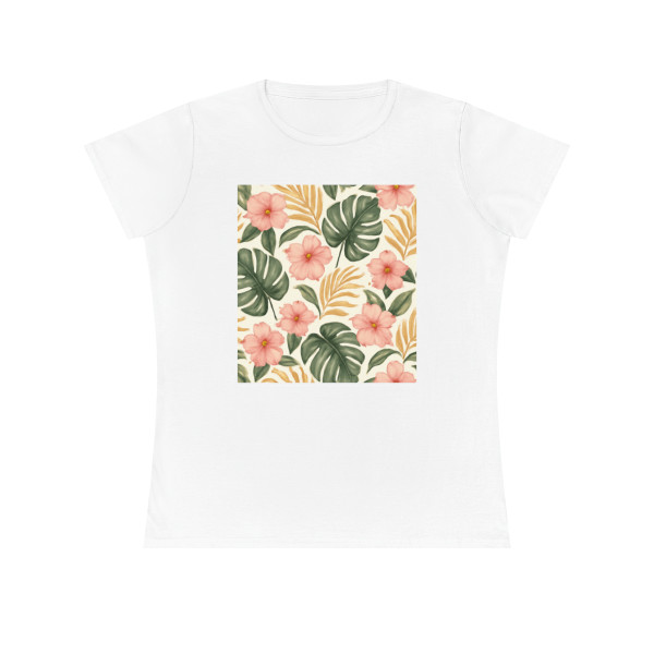 Botanical Bliss Escape - Ladies' Cotton T-Shirt