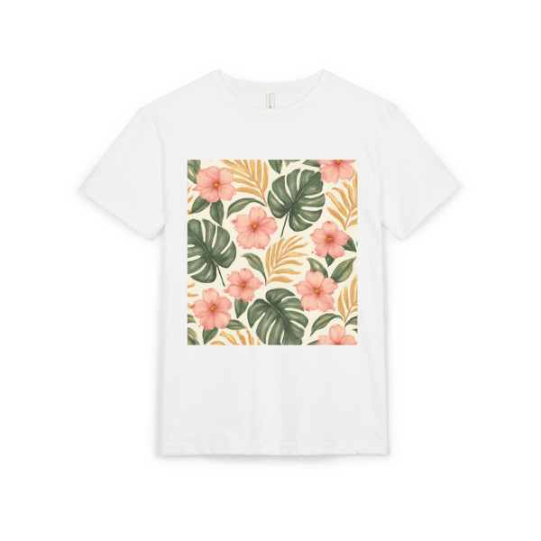 Botanical Bliss Escape - Unisex Sueded T-Shirt