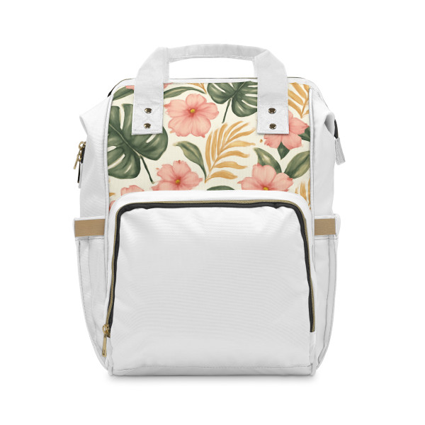 Botanical Bliss Escape - Multifunctional Diaper Backpack
