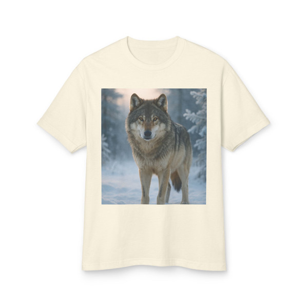 Lone Wolf Vigil - Unisex Garment-Dyed Heavyweight Cotton Tee