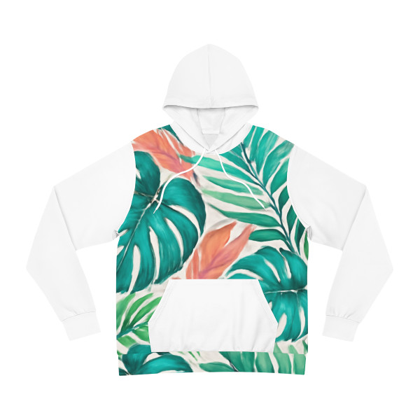 Tropical Leaf Serenade - Fashion Hoodie (AOP)