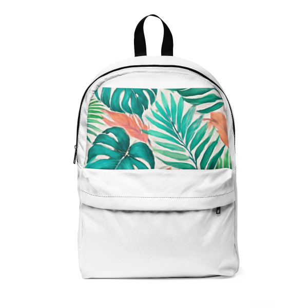 Tropical Leaf Serenade - Unisex Classic Backpack