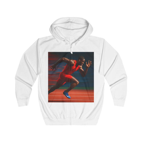 Victory Run Sprint - Unisex Full Zip Hoodie