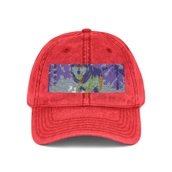Lone Wolf Vigil - Vintage Cap (Embroidery)